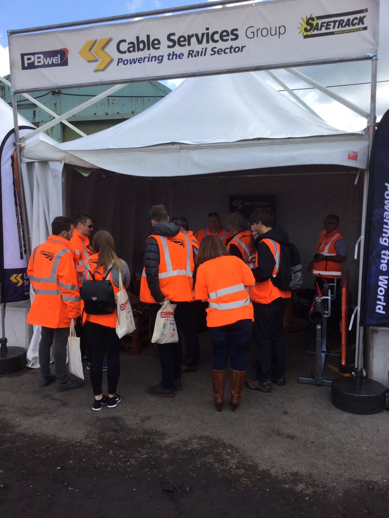 Cable_Services's tweet photo. What a great 2 days at @railliveuk . Thank you to all who visited our stand to see our #pinbrazing demo and #earthing products at #RailLive2019 #safetrack @WeirElectrical #railindustry #Rail https://t.co/1NgJH1IStE