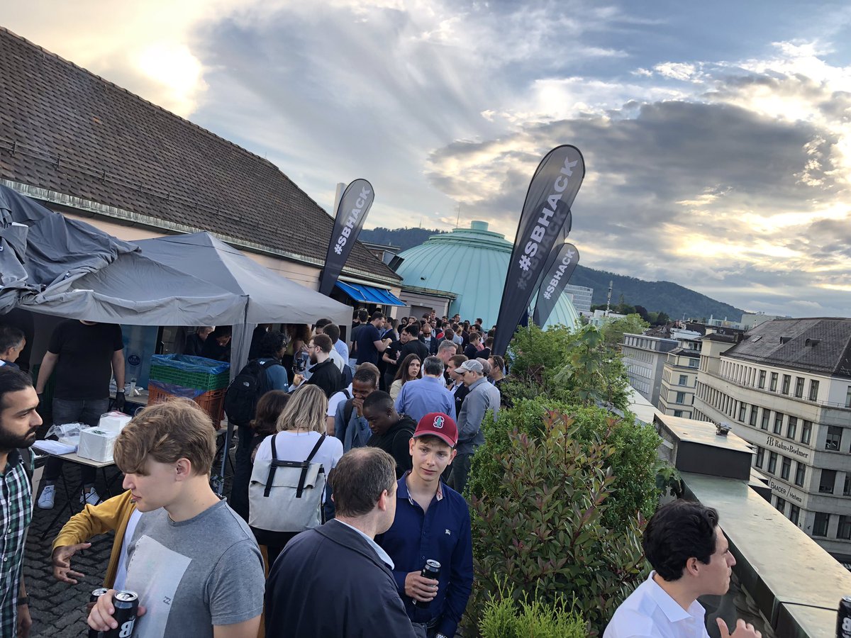 Best venue for an opening #party <a href="/Trust_Square/">Trust Square</a> in the heart of #Zürich tonight. I am looking forward to the upcoming weekend packed with #blockchain, #hacking, and inspiring people. We are focusing on the #smart #delivery vertical, tackling the problem of last-mile delivery.