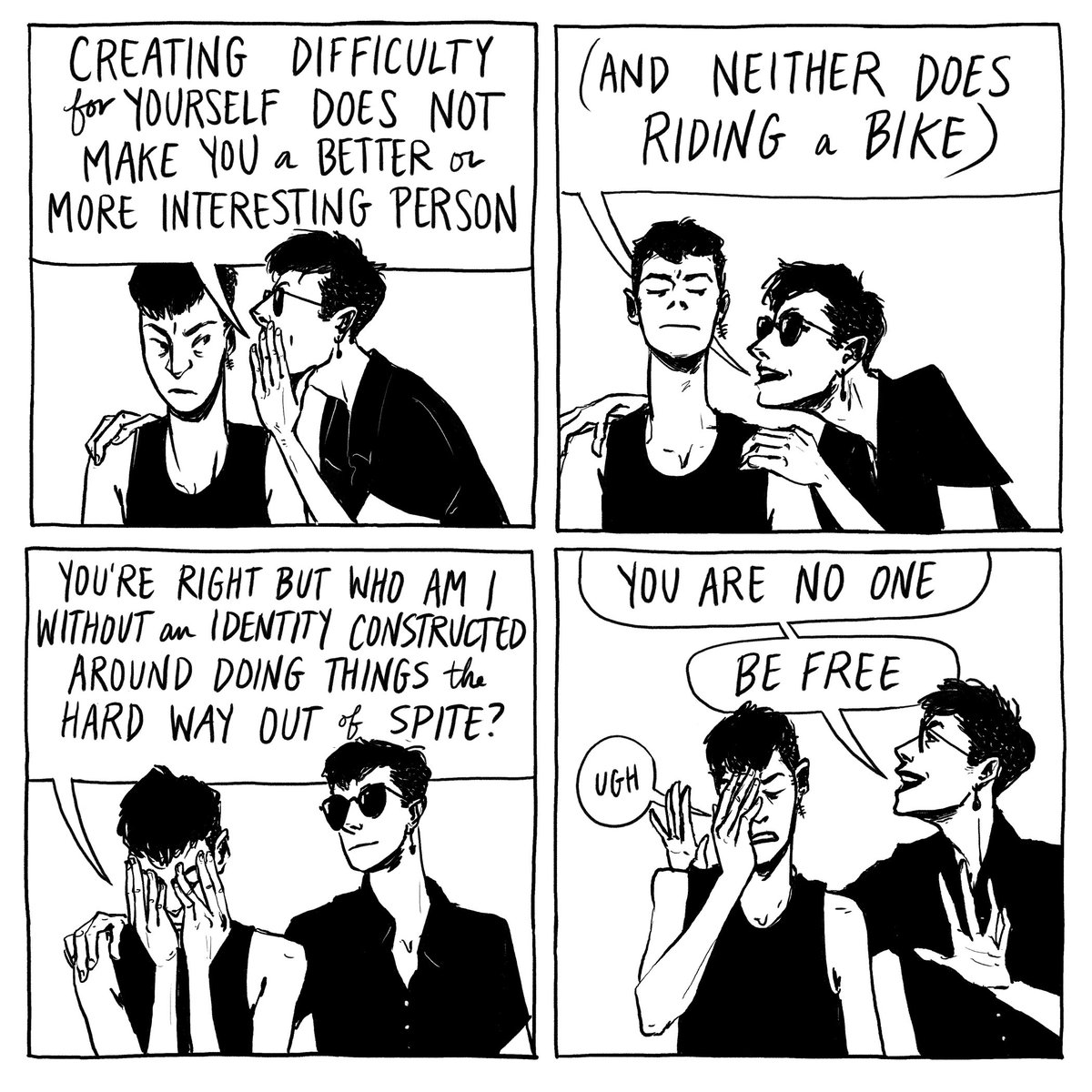 a comic about bikes and brains