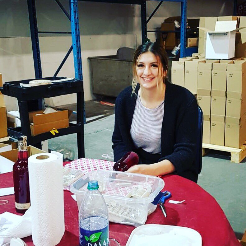 souptimeca's tweet photo. After delivering #2die4gourmetsoups to @bountifulfarmersmarketyeg Grand opening tomorrow, Savannah ends up out at the distillery @redcupdistillery at @flyeia bottling #shine #vodka #wheatvodka #leduc #yegfoodies available at @callingwoodmarketyeg on Sunday and @athabascafarmersma https://t.co/3lMLjiS4Xe