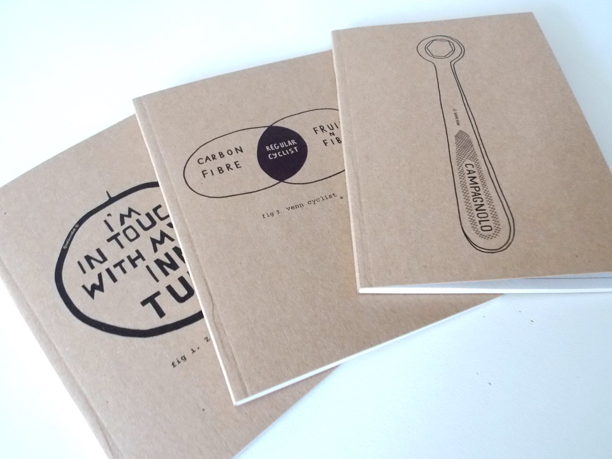 FunnyBikeStuff's tweet photo. Gift Set of 3 Cycling Lover Notebooks - Folksy https://t.co/fNKsIWgGmT #folksy #notebooks #cycling #cyclinglife #cyclinglover #Recycled #gifts #madeinlondon https://t.co/KQ07ihoz0r