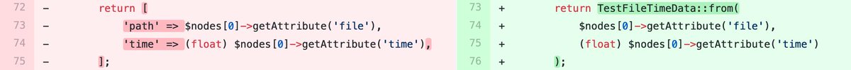 maks_rafalko's tweet image. Replaced all object-like arrays with classes where they are used thousands of times.
Memory usage reduced by 58% (from 12Gb to 5Gb).
Please, read this article by @Crell steemit.com/php/@crell/php… to understand why you have to prefer classes.