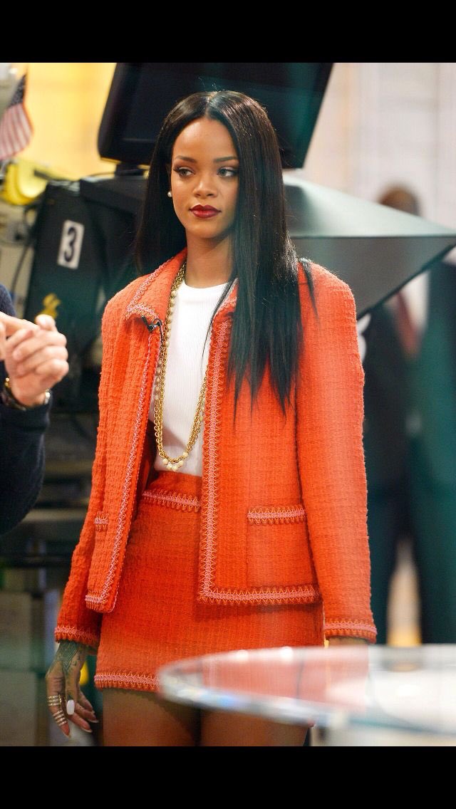 Rihanna Wears Depuis 1924 Vintage Chanel Quilted Leather