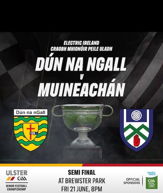 TyhollandGFC's tweet photo. ✨Good luck to Darragh Treanor and the Monaghan Minor team in the Ulster Semi-Final tomorrow night ⚪️🔵 https://t.co/VV3fPNYf4d