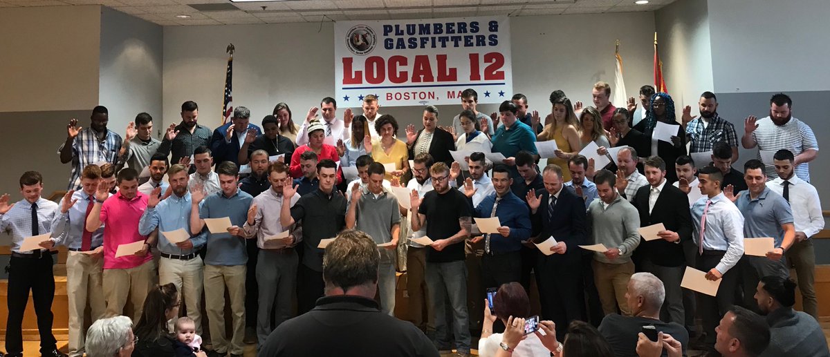 Local 12 Boston Plumbers and Gasfitters Class of 2024#UA PRIDE#BuildingBoston