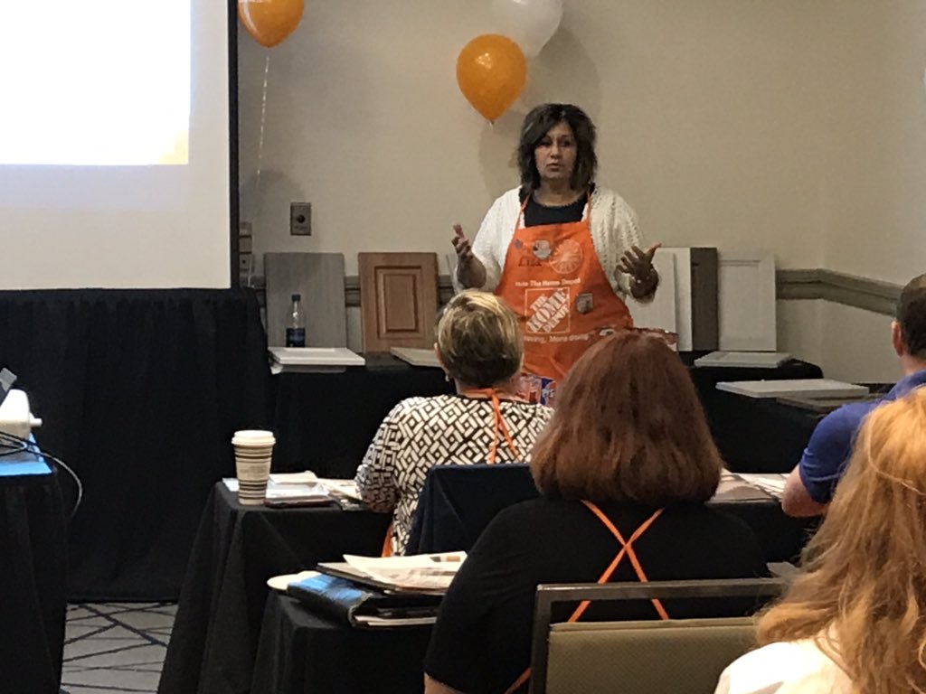 What an awesome day in the world of cabinet makeovers here in Detroit. Roll out day was a huge success. The #DesignConsultants were excited, <a href="/AlumbaughLisa/">lisa alumbaugh</a> was recognized for outstanding job. SC Jeff made his #bronzeHomer <a href="/KendraByrd24/">Kendra Byrd</a> @jay_linvilleTHD <a href="/StaceyTank/">Stacey Moreau Tank</a>