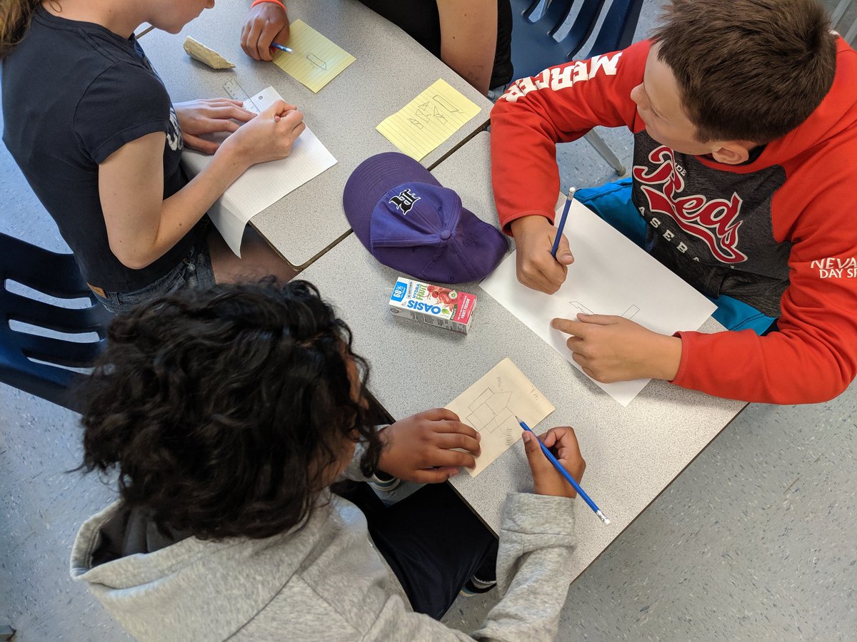 Making sketches and blue prints for the #sd69 cardboard boat challenge tomorrow. <a href="/ErringtonSchool/">Errington Elementary School</a> #erringtonpride
