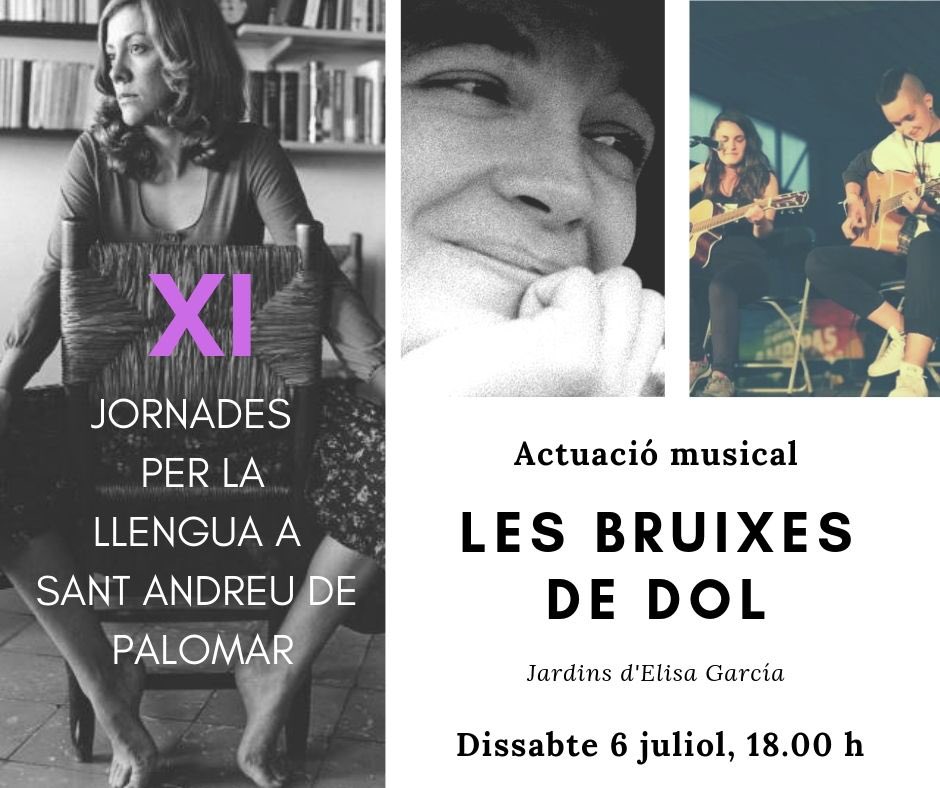 ElNoiBaliarda's tweet photo. La @_clara_16 i l'@albagb9b quan agafen les guitarres són les Bruixes de Dol.

Un projecte femení i feminista, entre el folk i la cançó protesta. Les tindrem el 6 de juliol a la plaça Elissa Garcia a les 18 h! 

#XIJornadesxLaLlenguaStap https://t.co/iwMqQ1eyyc