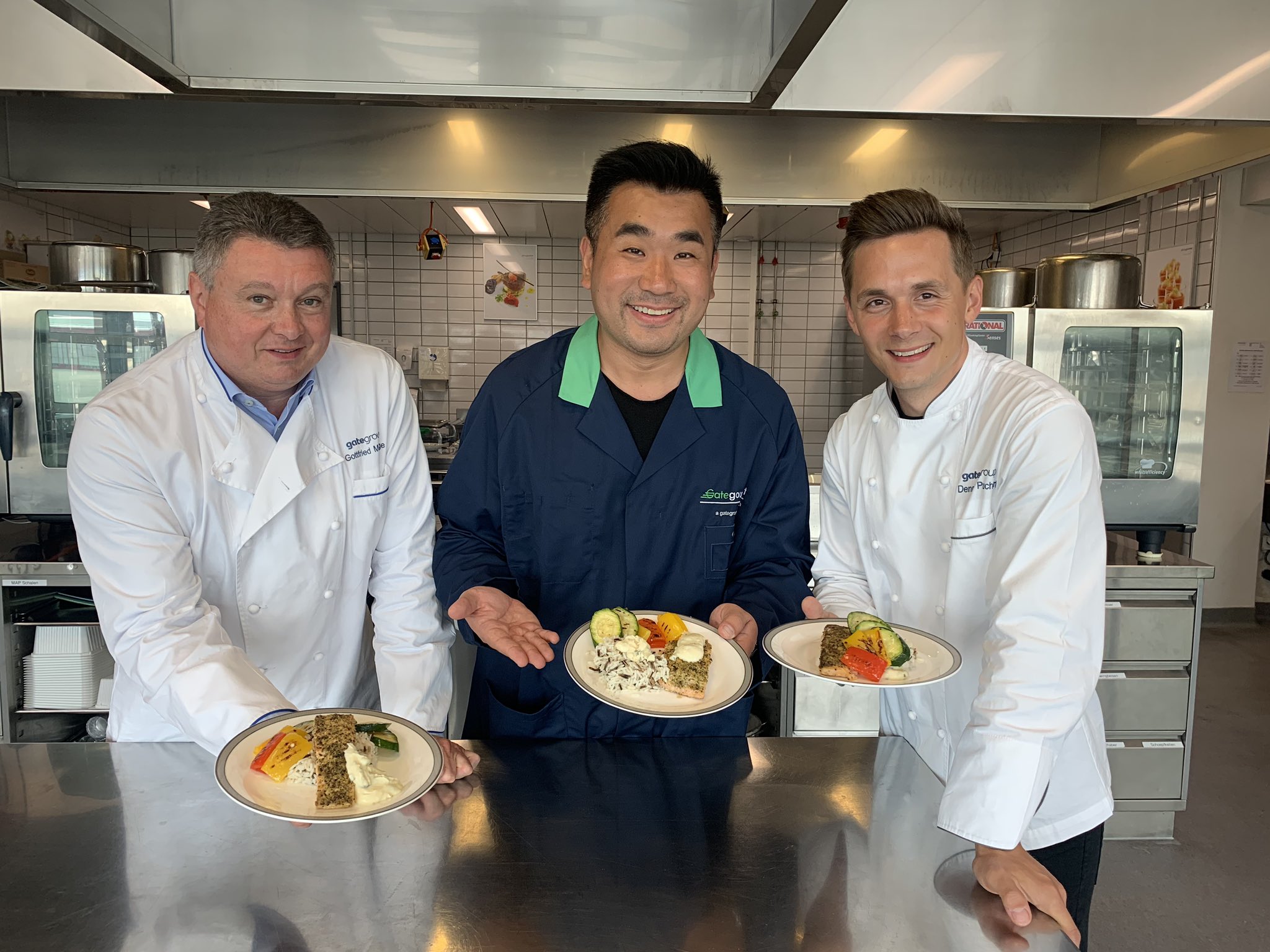 Sam Chui I Was With Caterer Gate Gourmet In Zurich Switzerland Today Learning Their Catering Process All The Way From Cooking To Loading Trolley Onto A Singaporeair A380 13 Trolleys On