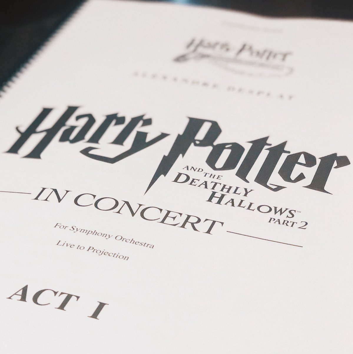 The beginning of the end. Very excited to be conducting the world premiere of “#HarryPotter & the #DeathlyHallows Part 2” this weekend with the @Indy_Symphony. They’ve made it through all 8 films, unbelievable! @CineConcertsLLC #AlexandreDesplat