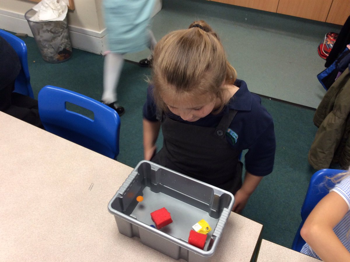 Trinity_Croft's tweet photo. This week we have week finding out which materials float. https://t.co/Rm2MiRtep5