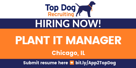topdogrecruit's tweet photo. #Hiring  PLANT IT MANAGER - IL #jobs #jobsearch #jobseeker #jobshiring #ITSsystems #CyberSecurity #GlobalInformationSecurity #SLAadherence #IDChosting #directoryservices #manufacturing #ITjobs #MINTstandards #GSO #SPE #Chicago #IL 
Apply here https://t.co/Srm6L4LHAH https://t.co/Pxi7lT8iB9