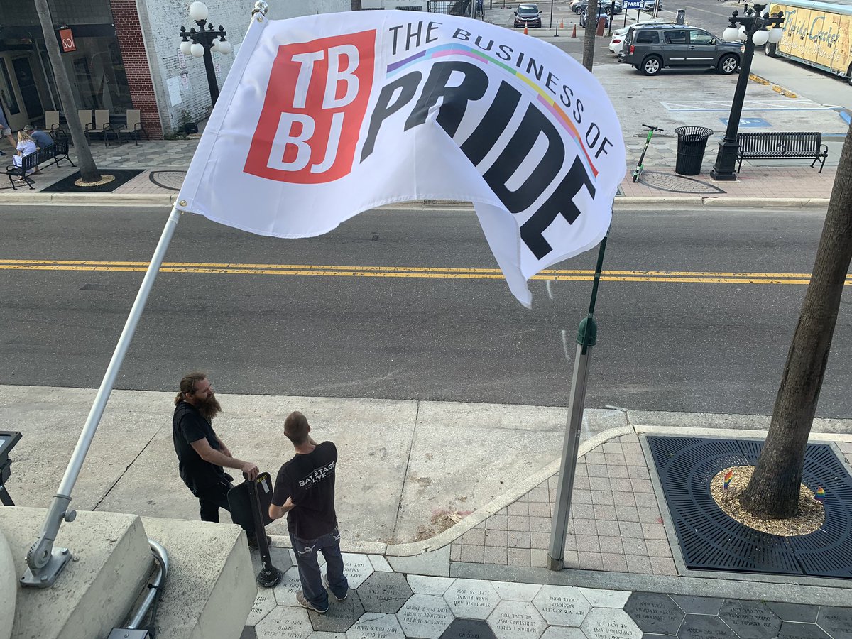 AlexisTBBJ's tweet photo. Beth Simonetti, chief human resources officer at Tech Data says now 1,200 (!) of its employees have registered to march in 2019 @stpetepride this year. Wow. Last year, it had 700. #inclusion @TechDataCareers #TBBJPride https://t.co/romJ0ttRpk