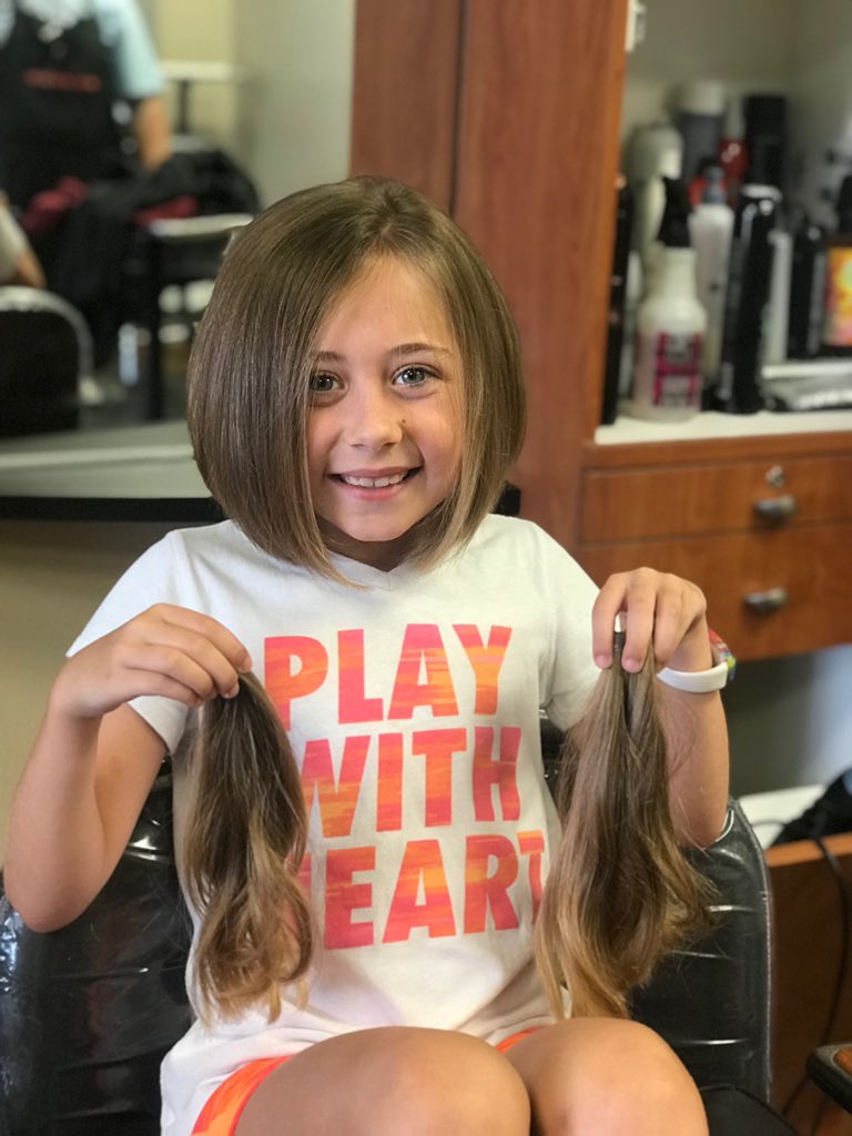 Look at this #MeramecMade Leadership kiddo rocking it over the summer. Brooke just cut off and donated 10 inches of hair. So proud of this kiddo! <a href="/mrkgriffin/">Kevin Griffin</a> <a href="/BethGriffin03/">Beth Griffin</a>