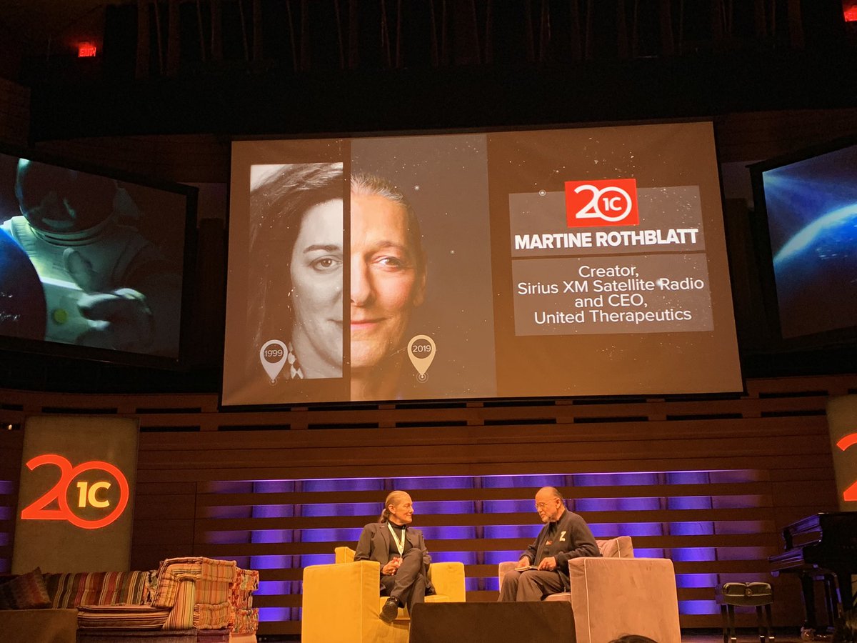FNGhadaki's tweet photo. .@MosesZnaimer in conv. with Martine Rothblatt of @iBina48 @SIRIUSXM @UnitherFIRST
—on #immortality, extended life serving a good purpose (e.g. create inter-generational bonds), #MindFiles, #Mindware & #MindClones, artificial organs, #satellites & organ-by-#drones
#IdeaCity https://t.co/euOB0XJPf8
