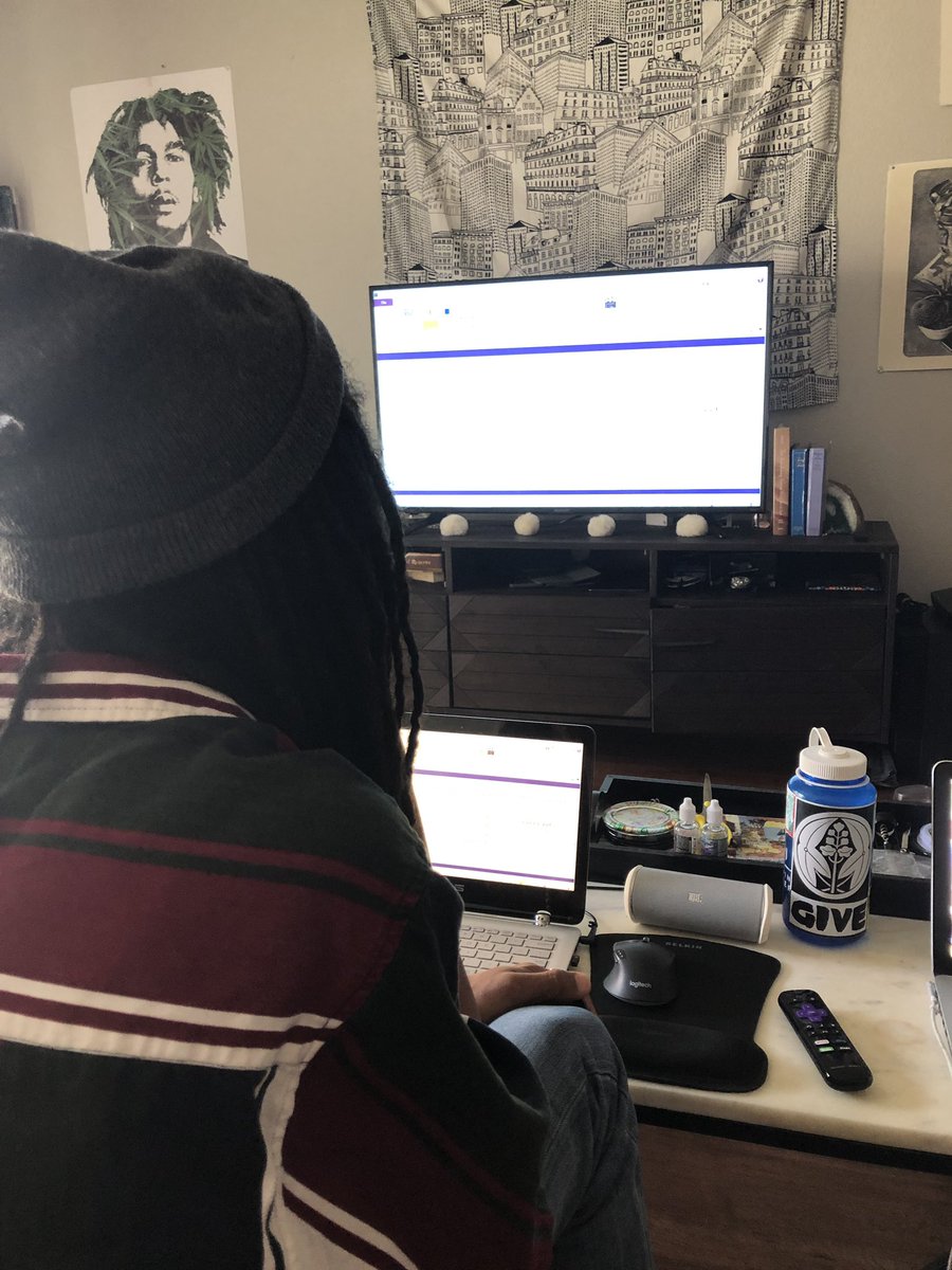 Our #AudioProduct Manager Jajuan Sanabria and our #Composer Anna Westbrook are hard at work on the 2019 score! Pre-order your copy of our album through our Kickstarter. kck.st/2ZdMWu3 

#metoo #survivorsupport