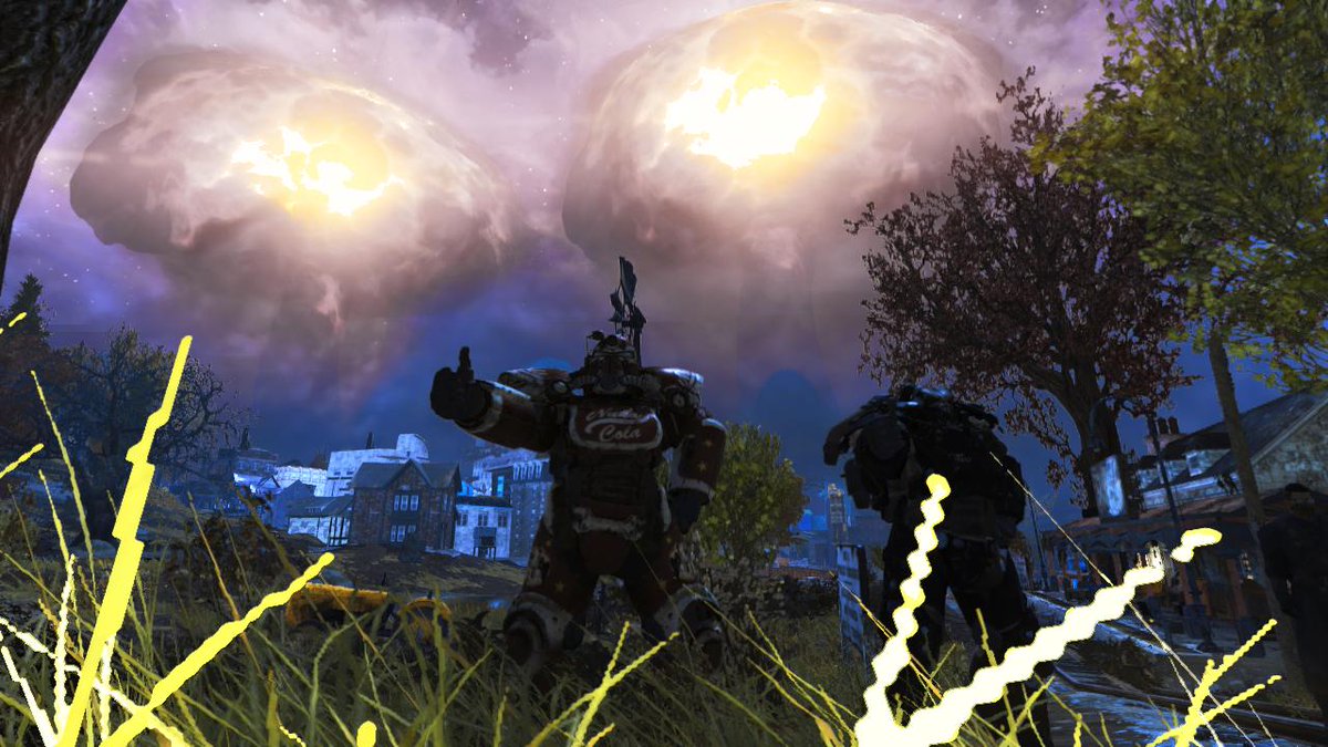 KingFanMan's tweet photo. Two Booms are better than one! #Fallout76 #76Rocks https://t.co/ktiEfBvSUx