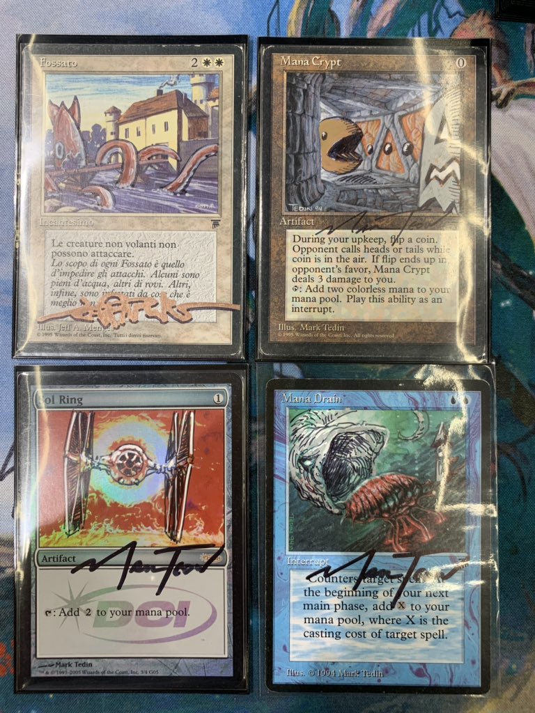 MagicJudge's tweet image. I got some amazing alters done on some key pieces. All the artists were exceedingly kind and considerate and took time to chat! #mtg #MTGSeattle