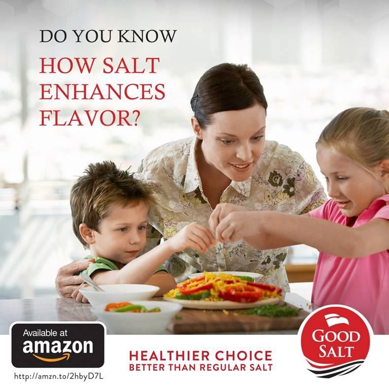 GoodSaltUSA's tweet photo. Adding salt to foods helps certain molecules in those foods more easily release into the air, thus helping the aroma of the food, which is important in our perception of taste. choose GoodSalt today!

Now Available at AMAZON!
https://t.co/nfvjv024sS

#salty #cookingsalt #lowsalt https://t.co/ToXmhyi2dK