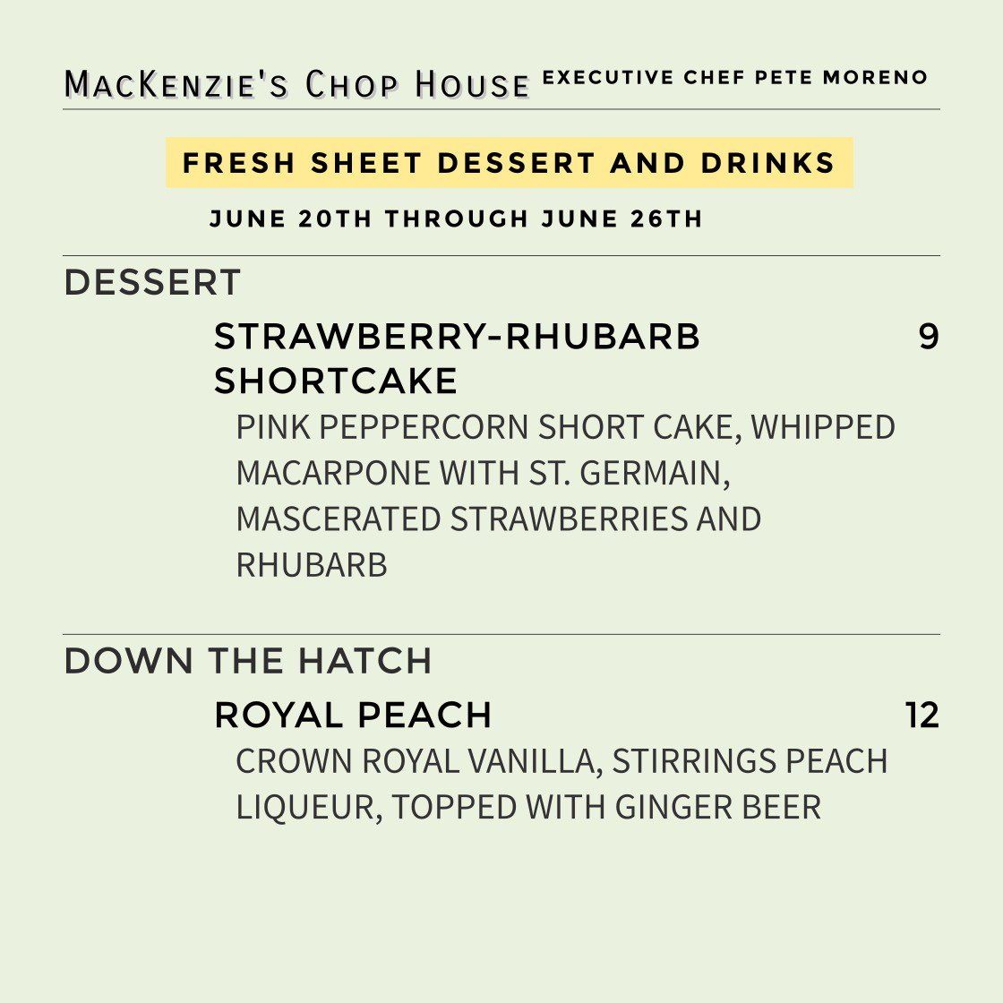 Something new to enjoy, every Thursday! #specials #chefideas #coloradobison #freshfood #dinnertime