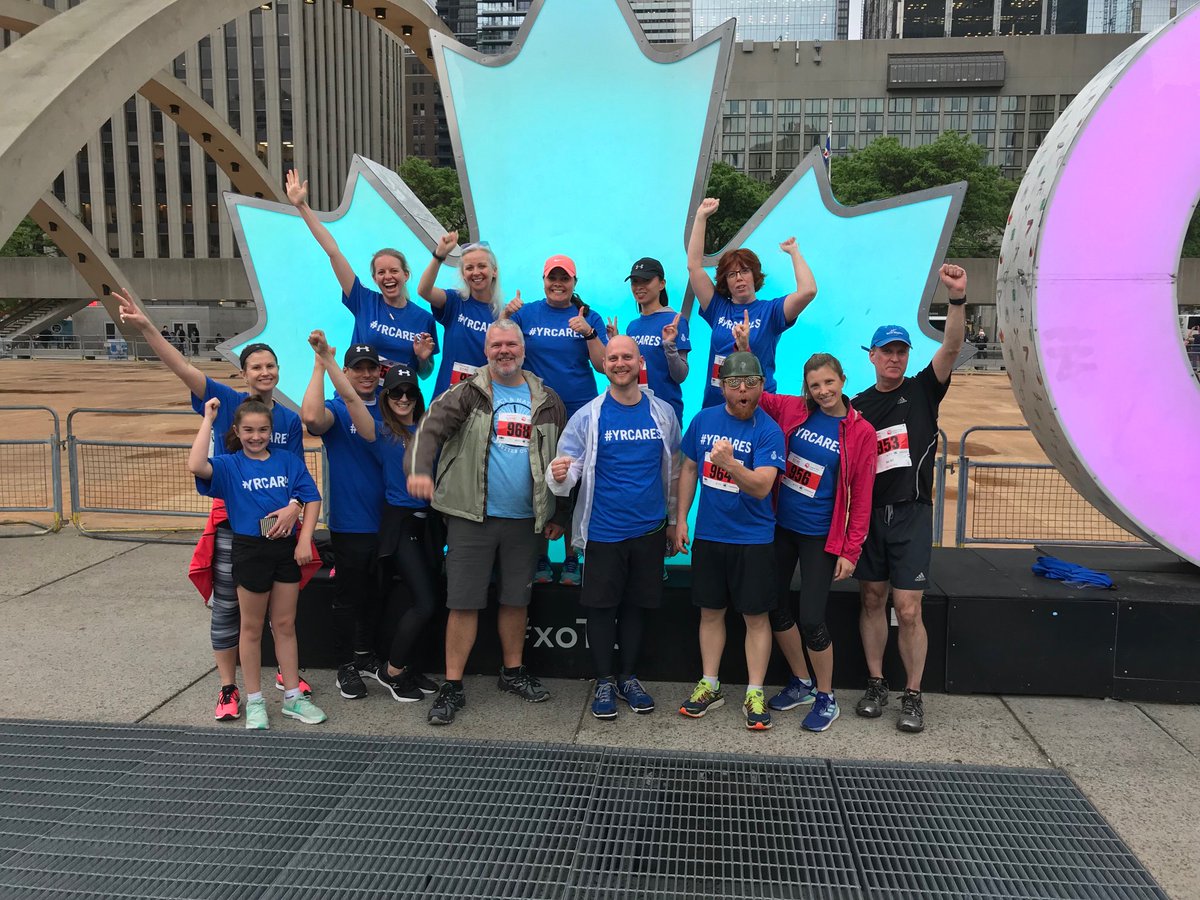 YorkRegionGovt's tweet photo. The rain won’t stop us! Team #YRcares is ready to run in the @uwgreaterto Rat Race! Thank you to everyone who sponsored us. See you at the finish line! https://t.co/IiCYh1FVhQ