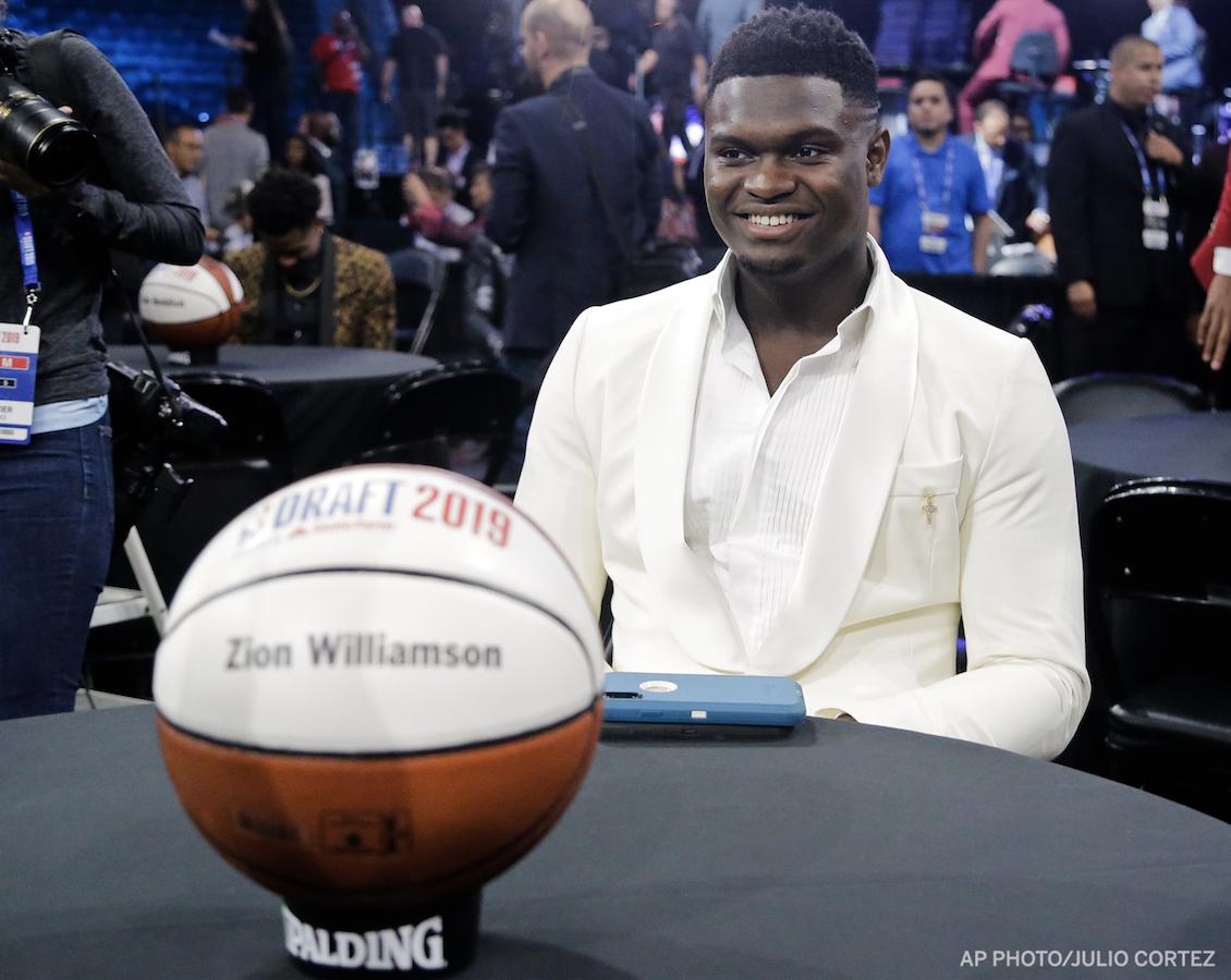 espn's tweet photo. 2003 ➡️ 2019

#NBADraft https://t.co/2mK5Kxi9xJ