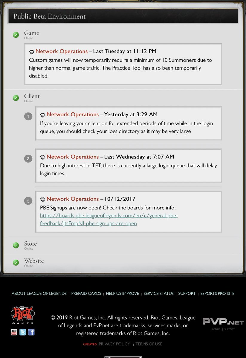 Riot temporarily disables Teamfight Tactics on EUW servers - Dot