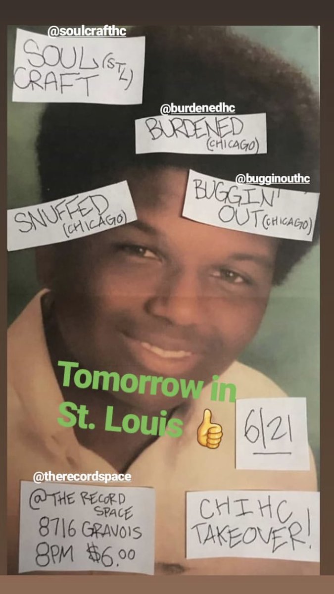 St. Louis tomorrow!