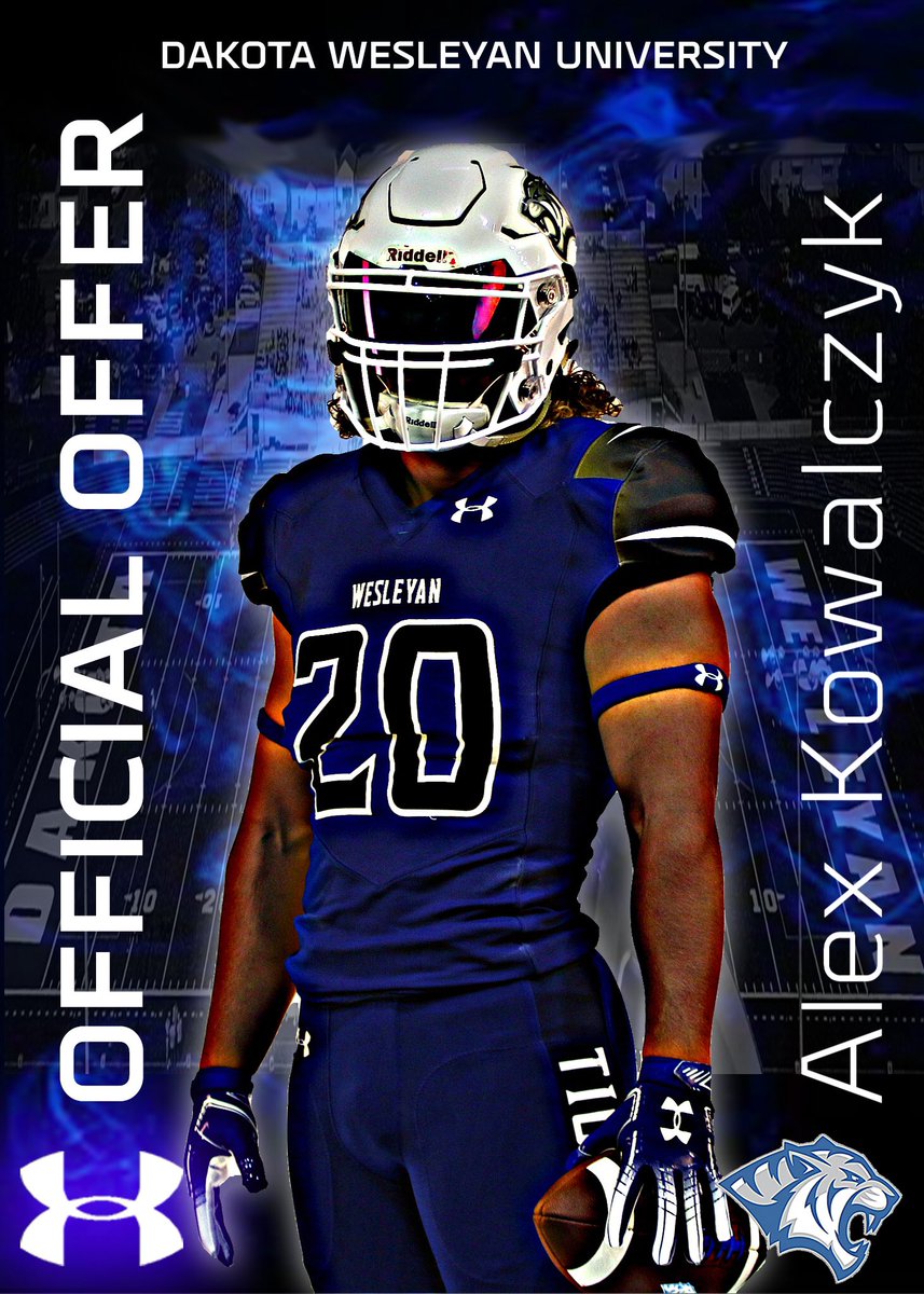 alexkfootball's tweet photo. After a great phone call with @CoachCimpl, I am excited to announce I’ve received an offer to play football at Dakota Wesleyan University! @dwtigerfootball https://t.co/lit1qhqzJU