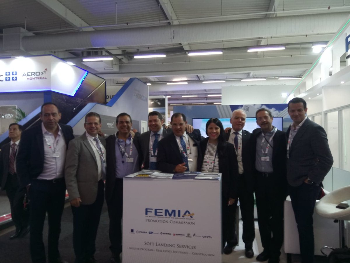 chambremexfran's tweet photo. La CEMF et des entrepreneurs mexicains ont visité le pavillon 🇲🇽 au Salon du Bourget 🛩✈️
Avec la participation des États de Querétaro, Yucatán, Basse Californie, Chihuahua, Durango, Nuevo Leon et Sonora. Et FEMIA dans l'organisation du pavillon 🇲🇽
#ChambreMexFra #EMBAMEXFRA https://t.co/Ua7CEQeLpB