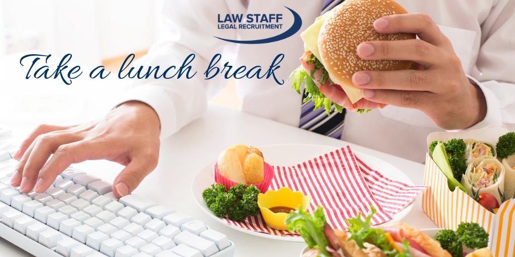 GeriJoPalmer's tweet photo. It's National Take Back the Lunch Break Day.
Why? Because thereโs been an increasing trend to take less frequent and shorter lunch breaks, affecting employee morale and well-being. #takebackthelunchbreak #LunchTime #LegalJobs #FridayThoughts https://t.co/yuLli16szK