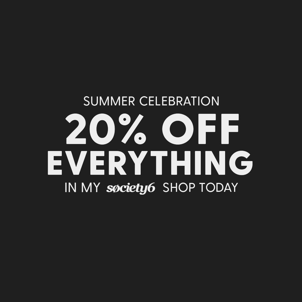 ELM_Creative's tweet photo. Nearly everything is 20% OFF in my Society6 shop, including brand new designs and new products! Come check out my artwork! 👉🏽 https://t.co/UM9zIojA0y https://t.co/9tlEJFOoSo