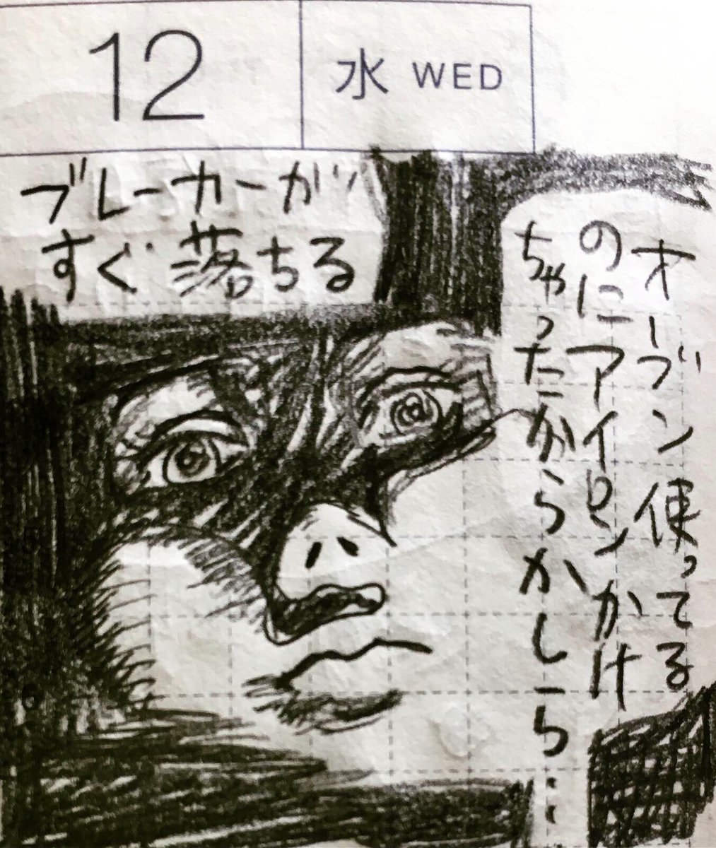 6月第3週の一コマ絵日記。ブレーカーについて電気屋さんに相談したら無事解決してほっとした
#真似日記 #ほぼ日 
