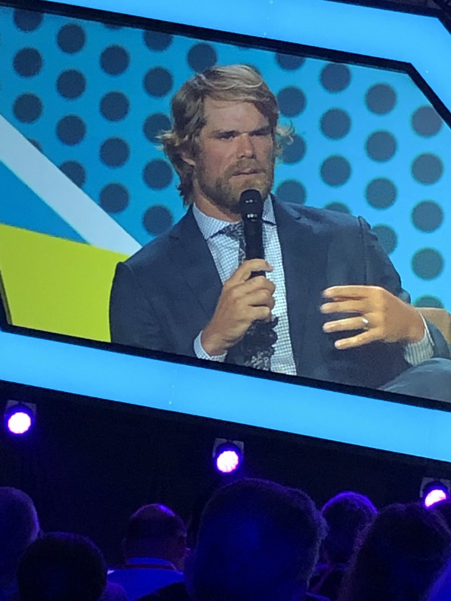 GrettaHill4's tweet photo. @gregolsen88 Thank you for speaking at Premier’s #Breakthroughs19 Conference on how we heal our communities and how the #HEARTestYardFoundation is helping pediatric cardiac patients and their families! #KeepPounding! https://t.co/KVMDhD2GmK