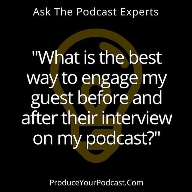 getyourmuseon's tweet image. 👉 #ASKTHEPODCASTEXPERTS 👈

Q. What is the best way to engage my guest before and after their interview on my podcast?

A. Creating a positive experience for your guest begins with the professionalism of the first outreach. Be clear in your communication when inviting someone…