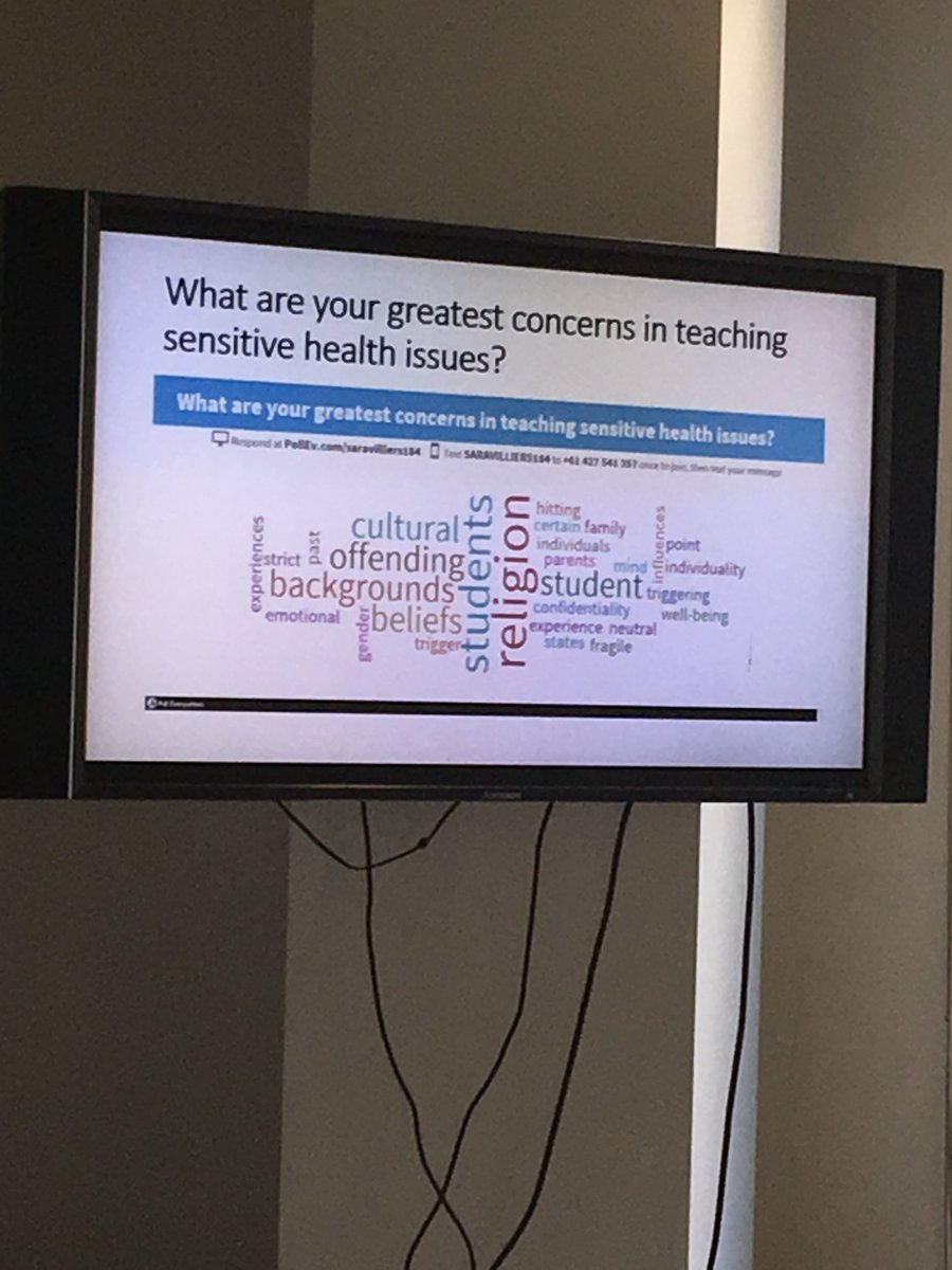 vicachper's tweet photo. Exploring experiential learning strategies in 'Planning & Teaching Sensitive #Health Issues' w/ @MetanoiaThe ""..anything we cover in health could potentially be a sensitive issue for some students" #healtheducation #sexeducation #ACHPERVICSecVCE https://t.co/TgU9V8fszH