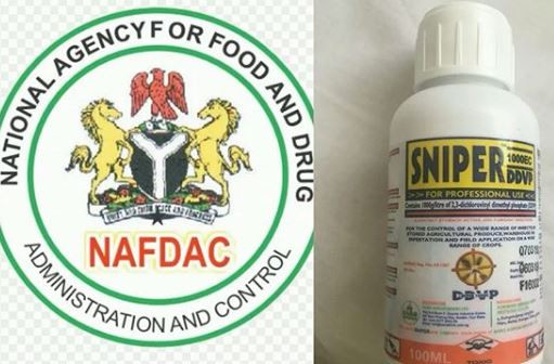 walterzenia2016's tweet photo. NAFDAC announces a ban on Sniper, orders withdrawal of the product from open markets
https://t.co/8qcr4WxvqT https://t.co/NoXiGc0ehH