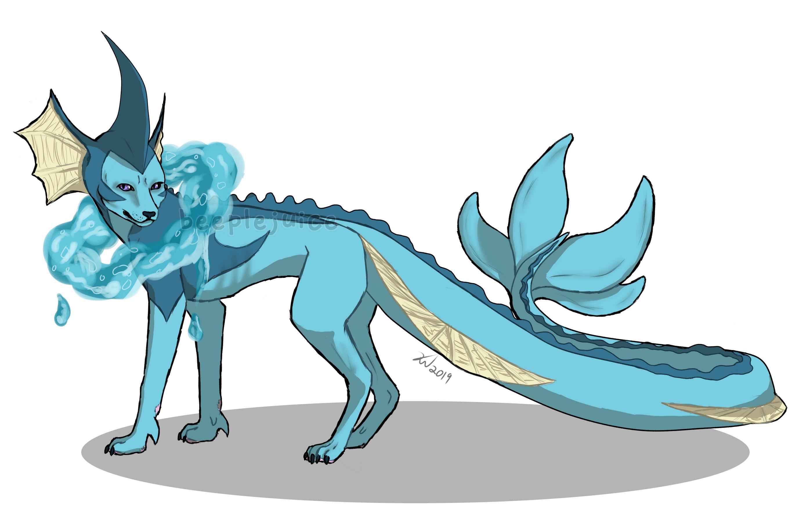 🦇𝕰𝖒𝖇𝖊𝖗🦇 on X: "My take on a Mega #Vaporeon. This one was fun! .  #myart #pokemon #eeveelution #megaevolution #megavaporeon #fakemon #art  #digitalart #medibang #medibangpaintpro #eevee https://t.co/dmiGTz5asO" / X