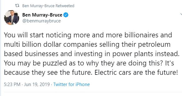 walterzenia2016's tweet photo. Ben Bruce explains why more billionaires are selling their petroleum based businesses and investing in power plants
https://t.co/MZqCa2fMrl https://t.co/LIQSPwWrS8