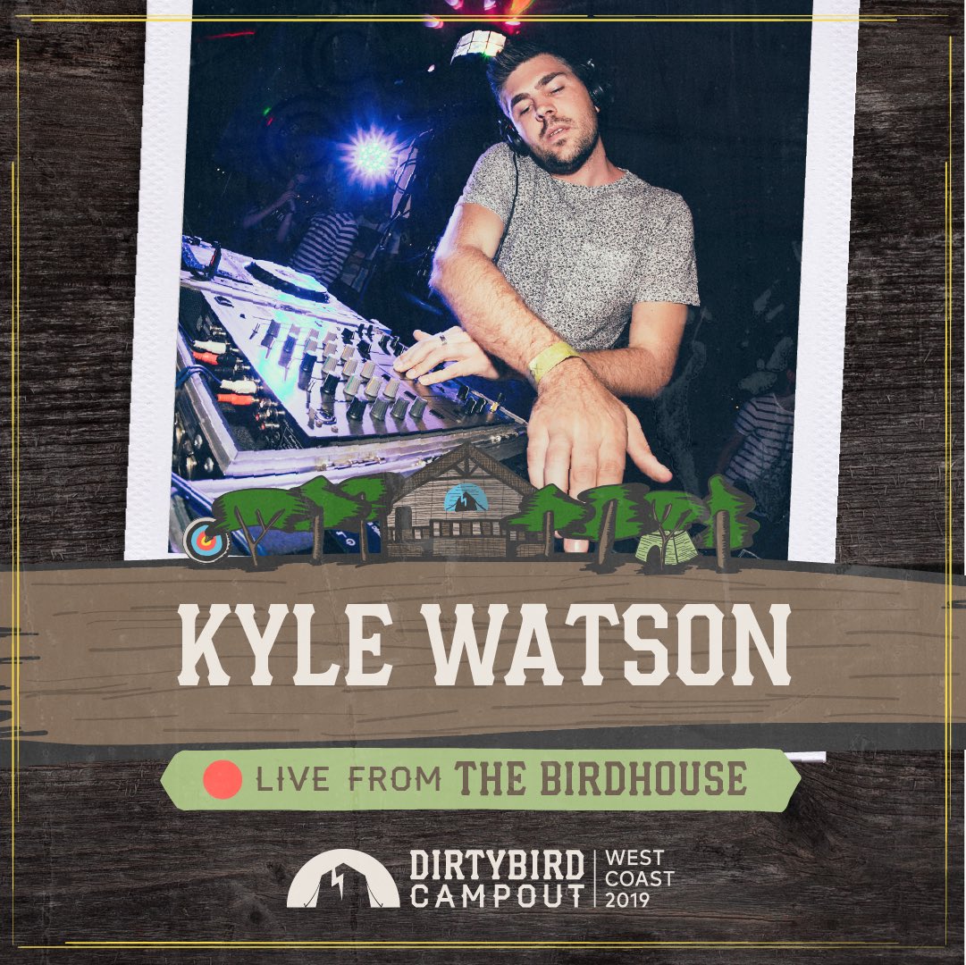 DirtybirdCamp's tweet image. One of the most anticipated sets of Dirtybird Campout 2018, @kylewatsonmusic live set is available for your streaming pleasure &amp;gt;&amp;gt;&amp;gt; bit.ly/dbcliveset 

#kylewatson #dirtybirdcampout