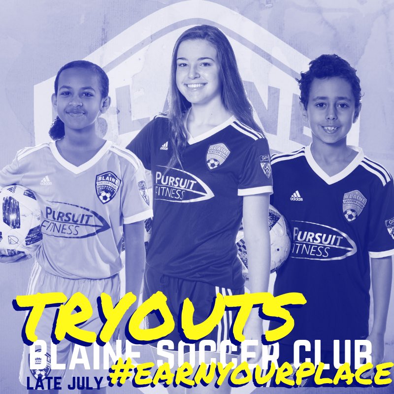 twincitiesrush's tweet photo. Join the first @USClubSoccer Players First club in Minnesota. 

Blaine Soccer Club tryouts begin late July. 

Register now to #EarnYourPlace 

https://t.co/F1ampeNWhr https://t.co/CYfdvVq3KA
