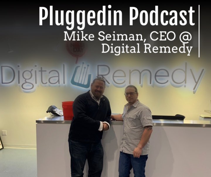 All new #PluggedIn podcast is out w/ <a href="/cpxceo/">Mike Seiman</a> of Digital Remedy. Amazing what a little hustle, loyalty, &amp; chutzpah can accomplish. bit.ly/2KsAao4 #adtech #entrepreneurs #CSuite #csuiteradio #startupstories