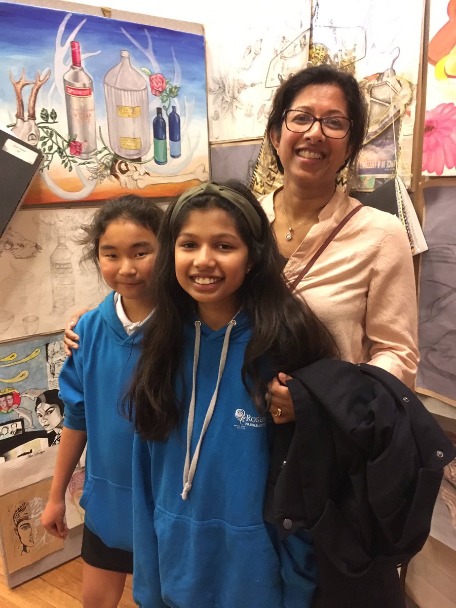 GCSE and A Level Exhibition a busy evening <a href="/StDunsArt/">St Dunstan's College Art</a> <a href="/StDunstansColl/">St Dunstan's College</a>