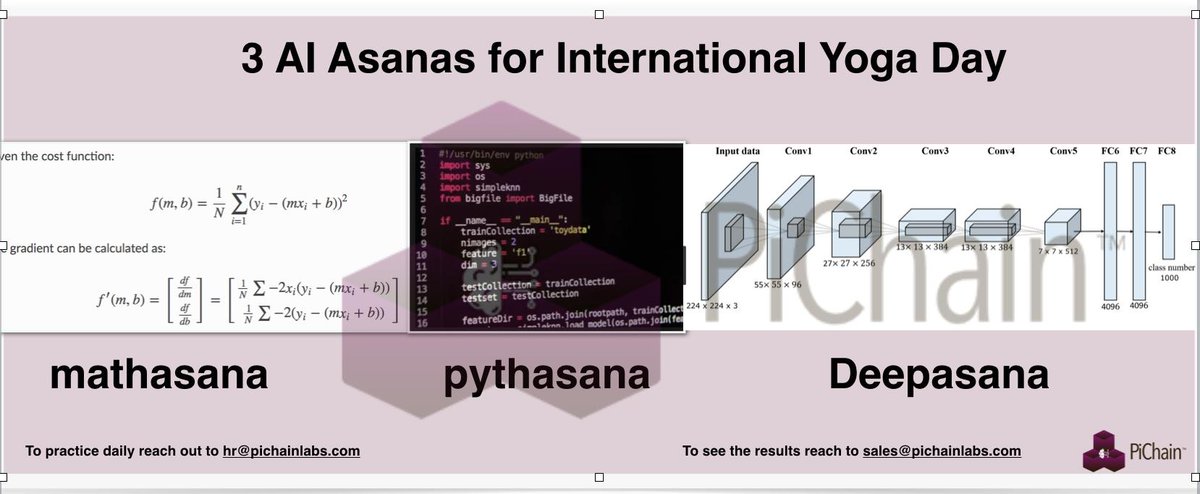 Did you do your AI yoga today? #internationalyogaday2019 #InternationalYogaDay