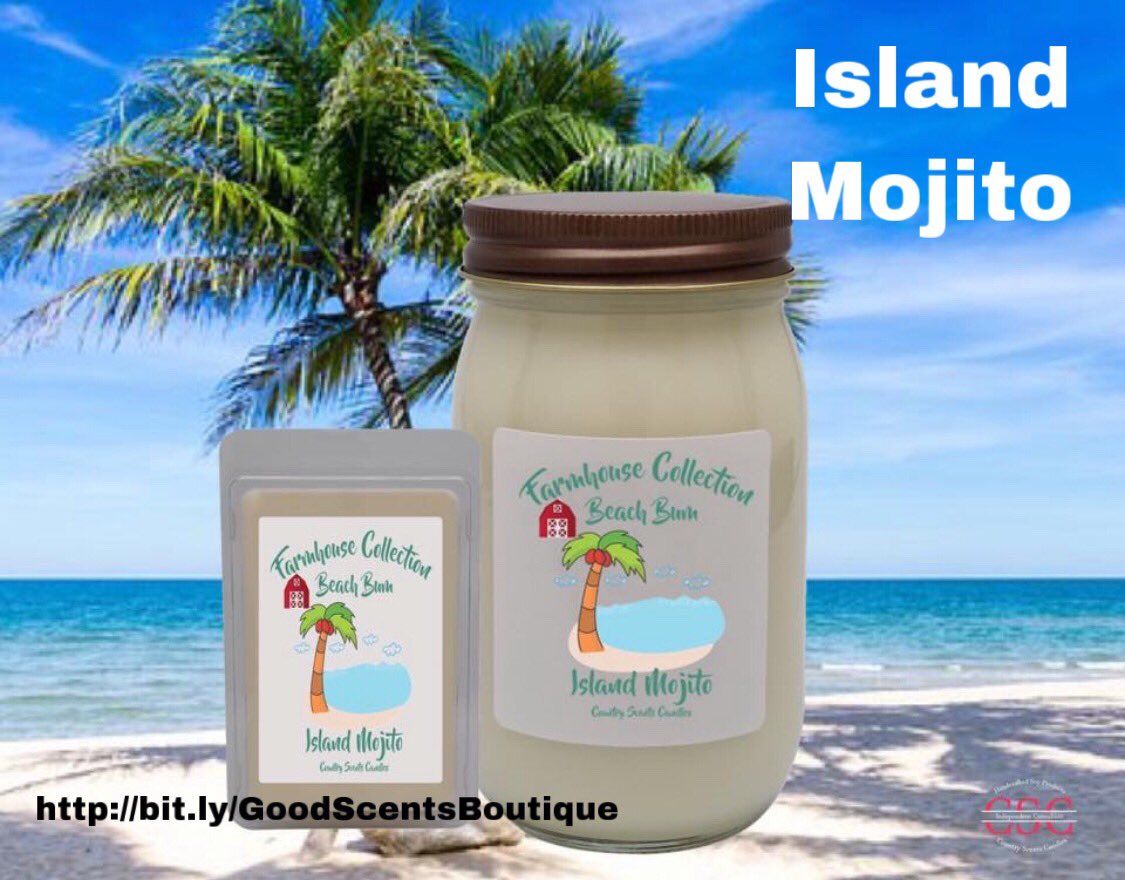 SusanPeck1's tweet photo. Island Mojito
This CSC Scent is juicy lime, sugar while having a balanced of mint and rum.
https://t.co/xVVIlPSeHp
..
#aromatherapy #candles #waxtarts #IslandMojito #newitem #FarmhouseCollection #SummerScents #giftideas #shopping #shoppingonline https://t.co/xp5b7BCBhP