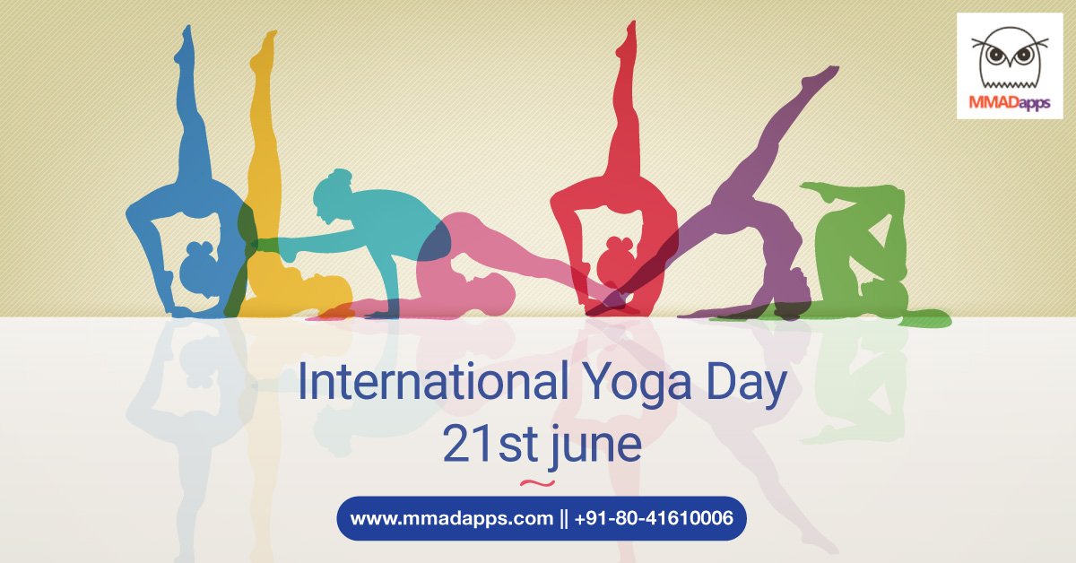 MMADapps's tweet image. Yoga is a practice that connects the body, breath, and mind. It uses physical postures, breathing exercises, and meditation to improve overall health. 
Happy International Yoga Day!
#yogaday2019 #InternationalDayofYoga #yogaforall #InternationalYogaDay #mmadapps