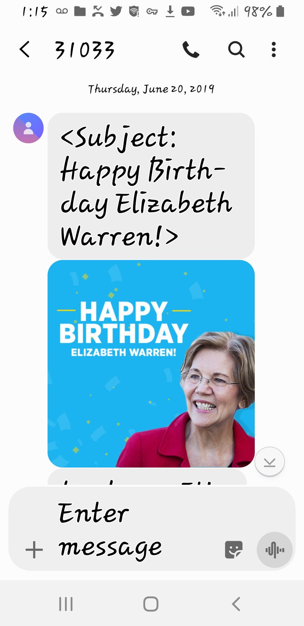 Let\s wish Elizabeth Warren a Happy Birthday! 