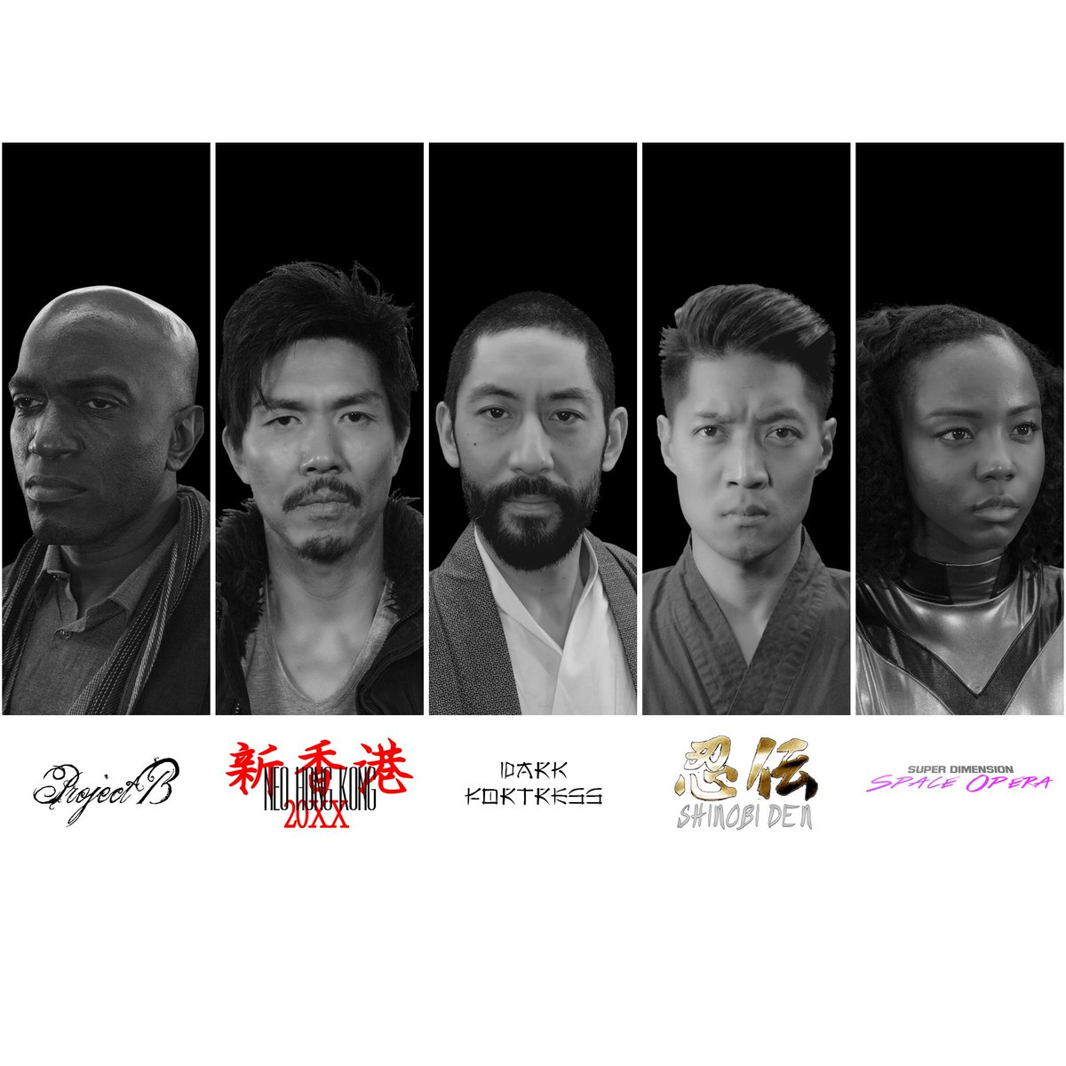 DavisNoir's tweet image. A taste of what’s slated from Director Francois D! 
#AWPFilms #ProjectB #NeoHongKong20XX #DarkFortress #ShinobiDen #SuperDimensionSpaceOpera #Promo #IndieFilmmaking #IndepentFilmmaking #DiversityMatters #Inclusion