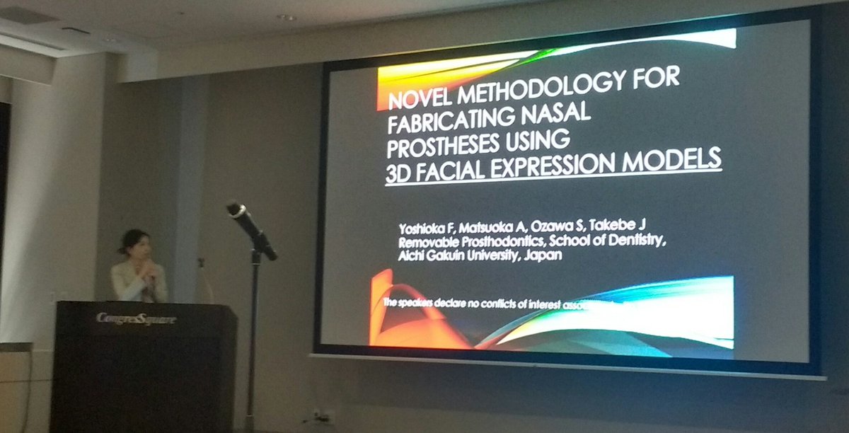 Dr Fumi Yoshioka's research addresses one of the major problems with #facialprostheses. Novel Methodology for Fabricating Nasal Prostheses using 3D Facial Expression Models.