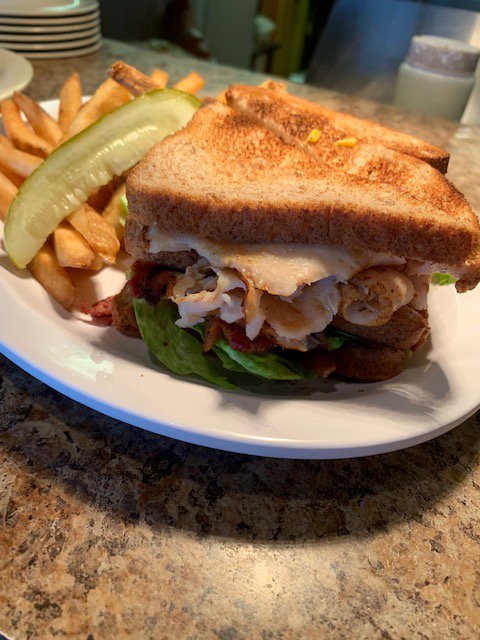 You'll really want to gobble up our double-decker turkey club.